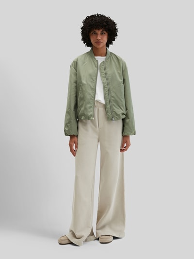 Marc O'Polo Regular Fit Blouson mit Baseball-Kragen Gruen 1