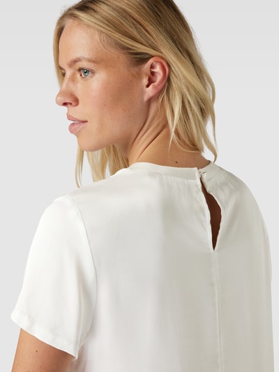 Esprit Collection Blusenshirt aus Viskose mit Rundhalsausschnitt Offwhite 3