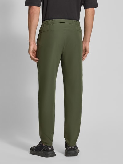 EA7 Emporio Armani Sweathose mit Label-Detail Schlamm 5