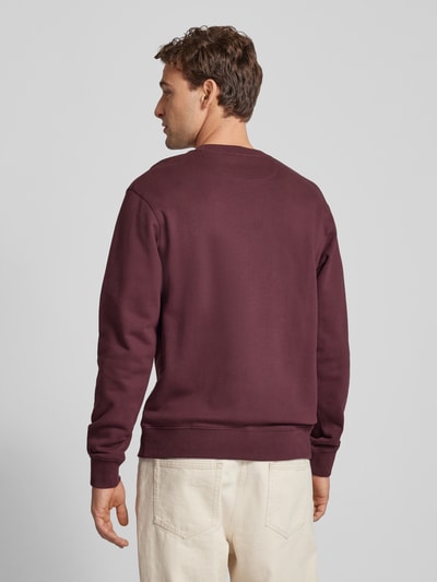 Scotch & Soda Sweatshirt mit Label-Badge Bordeaux 5