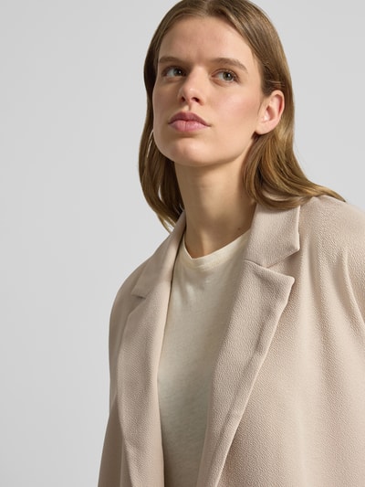 PIECES Relaxed Fit Cardigan mit 3/4-Arm Modell 'DAISY' Taupe 3