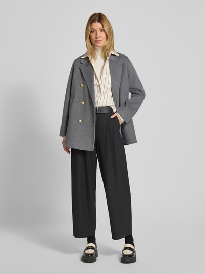 GANT Jacke aus Woll-Mix mit Kaschmir-Anteil  Mittelgrau Melange 1