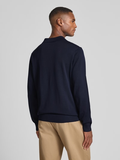 MAERZ Muenchen Gebreide pullover van merinowol Marineblauw - 5