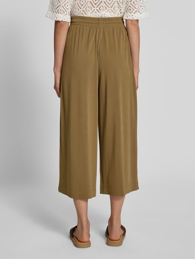 Christian Berg Woman Hose aus Modal-Mix mit elastischem Bund Khaki 5