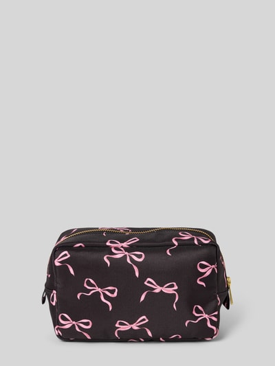 WOUF Kosmetiktasche mit Label-Detail Modell 'Juliette' Black 2