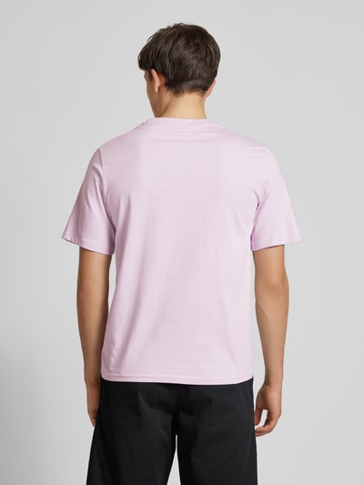 Jack & Jones T-Shirt mit Label-Print Modell 'CYRUS' Flieder 5