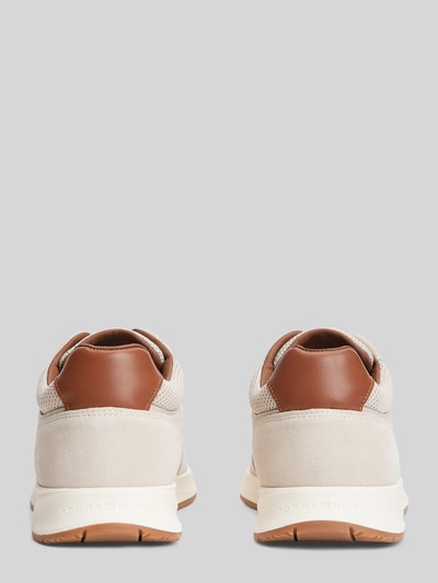 Tommy Hilfiger Sneaker aus echtem Leder mit Label-Schriftzug Beige 4