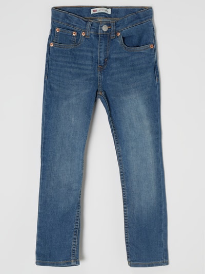 Levi’s® Kids Slim Tapered Fit Jeans mit Stretch-Anteil Modell '512™' Jeansblau 1