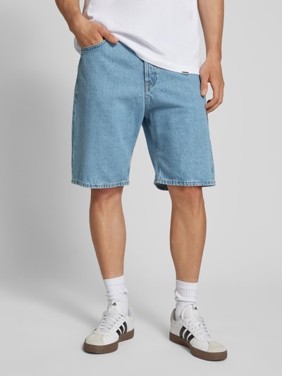 Jack & Jones Baggy fit korte jeans in 5-pocketmodel, model 'ALEX' Lichtblauw - 4