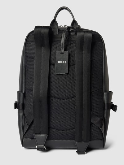BOSS Rucksack mit Label-Print Schwarz 5