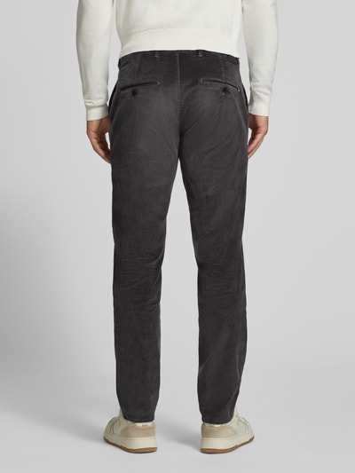 Brax Modern Fit Cordhose aus Baumwoll-Mix Modell 'Fabio' Anthrazit 5