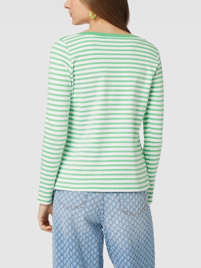 Tom Tailor Denim Longsleeve mit Streifenmuster Gruen 5