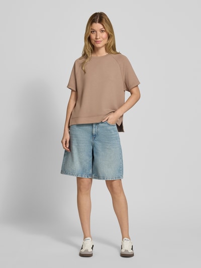 Brax Bluza z rękawem o dł. 1/2 model ‘BAILEE’ Szarobrązowy 1