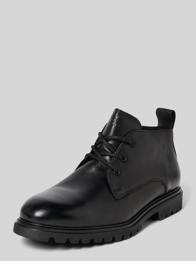 Lloyd Boots met veters en profielzool Zwart - 1