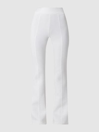 Guess Activewear Flared Leggings aus Scuba Weiss 2