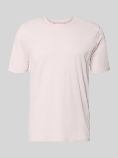 Produktfoto, Regular Fit T-Shirt mit Rundhalsausschnitt von MCNEAL, jasnoróżowy, krój regular fit, czysta bawełna, długość pleców 67 cm w rozmiarze M