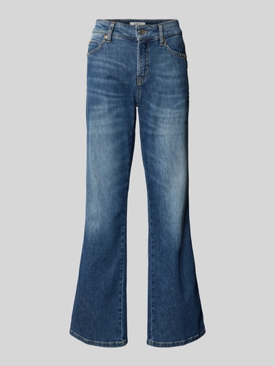 Cambio Bootcut jeans met siersteentjes, model 'FRANCESCA' Blauw - 2