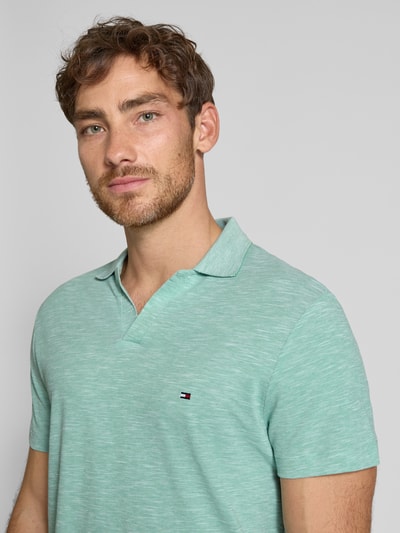 Tommy Hilfiger Koszulka polo o kroju Regular Fit z czystej bawełny Jasnozielony melanż 3