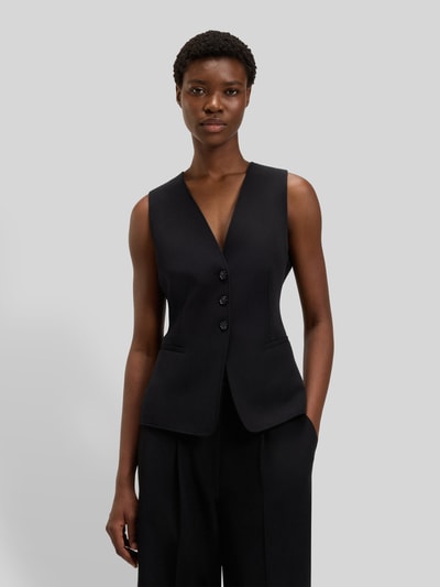 BOSS Orange Slim Fit Weste mit 3-Knopf-Verschluss Black 4