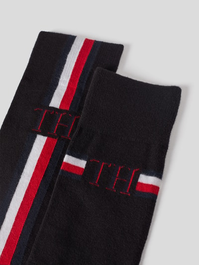 Tommy Hilfiger Socken mit Label-Print im 2er-Pack Black 2