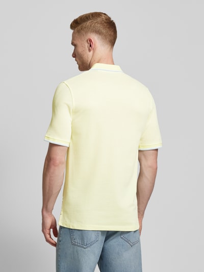 Jack & Jones Premium Regular Fit Poloshirt mit Logo-Stitching Modell 'BLUWIN' Hellgelb 5