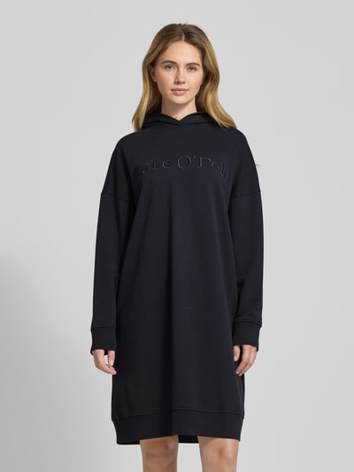 Marc O'Polo Sukienka dresowa o kroju oversized z czystej bawełny Granatowy 4