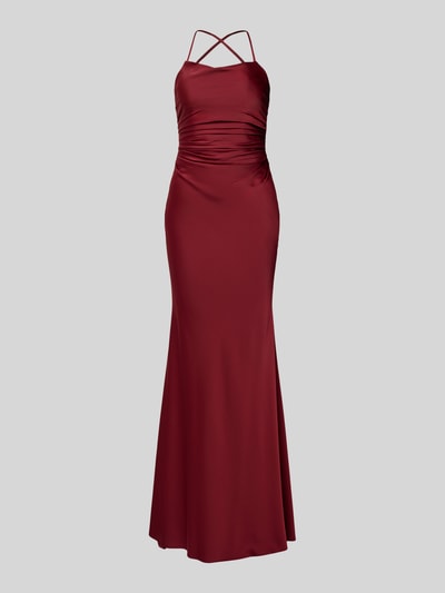 LUXUAR FASHION Abendkleid mit Raffungen Bordeaux 2
