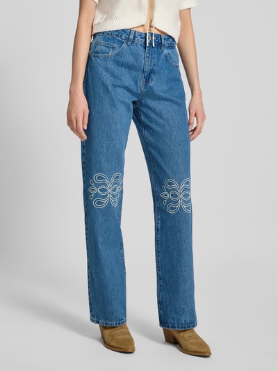 Gina Tricot Jeans mit 5-Pocket-Design Jeansblau 4