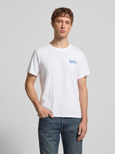 Levi's® Relaxed Fit T-Shirt aus reiner Baumwolle Weiss 4
