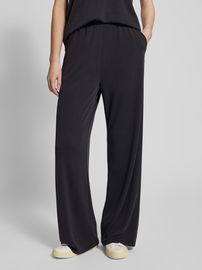 Jake*s Casual Flared Hose mit elastischem Bund Black 4