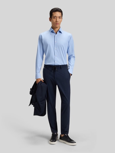BOSS Slim Fit Hemd mit einreihiger Knopfleiste Modell 'HANK' Bleu 1