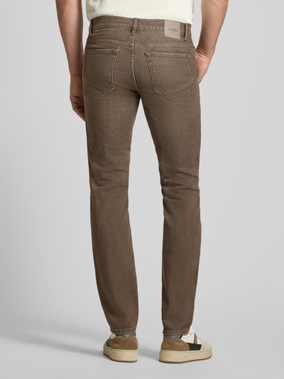 Brax Slim Fit Jeans aus Baumwoll-Mix Modell 'Chuck' Dunkelbraun 5