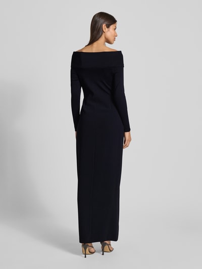 Lauren Ralph Lauren Avondjurk met carmenhals, model 'SAKARIS' Zwart - 5