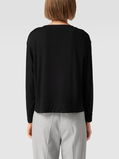 HUGO Longsleeve mit Label-Print Modell 'UNITE' Black 5