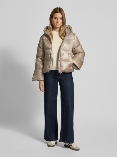 Marc O'Polo Regular Fit Daunenjacke mit Kapuze Stein 1