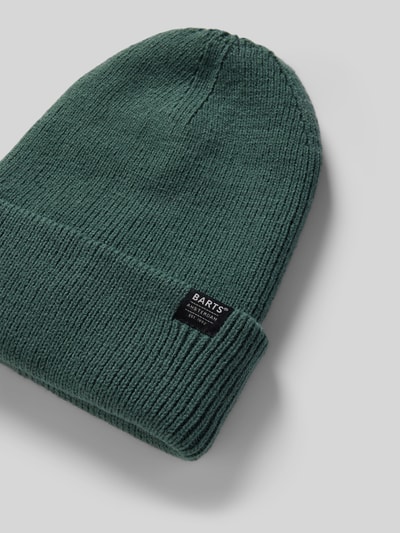 Barts Muts met omslag en labeldetail, model 'KINABALU' Petrol - 2