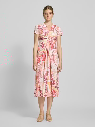 Betty Barclay Midikleid mit Knotendetail Pink 4