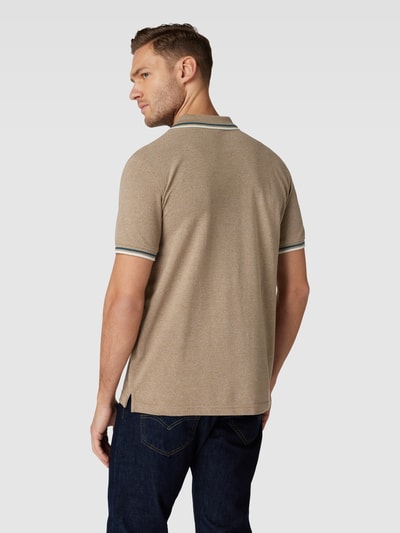 MCNEAL Poloshirt mit Seitenschlitzen Hazel Melange 5