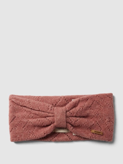 Barts Hoofdband met knoopdetail, model 'Bridgey' Kersenrood - 1