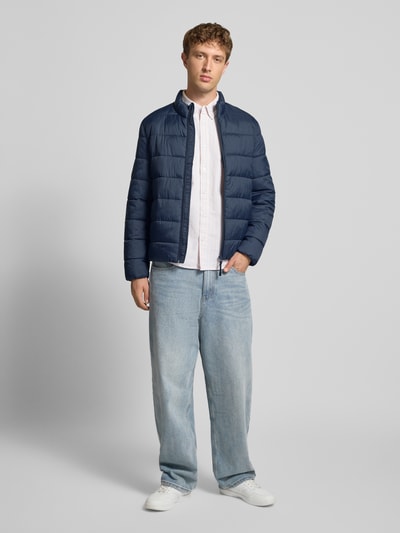 Pepe Jeans Regular Fit Steppjacke mit Stehkragen Marine 1