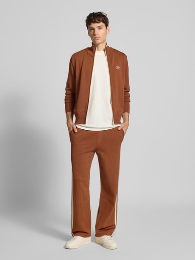 PROHIBITED Sweatbroek met elastische band Hazelnoot - 1