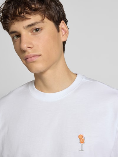 Only & Sons Relaxed Fit T-Shirt aus reiner Baumwolle Weiss 3