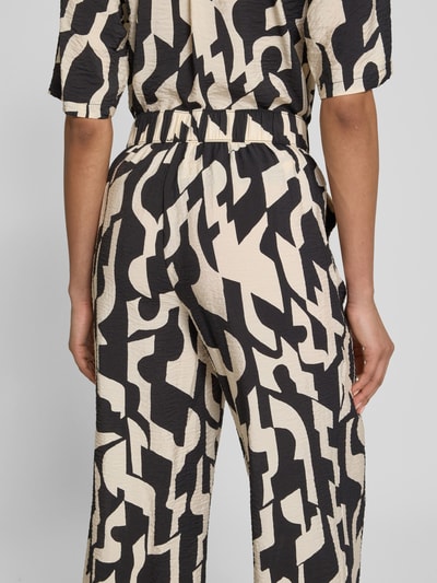 s.Oliver RED LABEL Loose Fit Culotte aus Viskose-Mix BLACK 3
