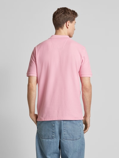 Fynch-Hatton Regular fit poloshirt met logostitching Roze - 5