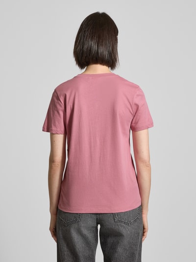 ICHI T-Shirt mit Motiv-Stitching Modell 'CAMINO' Rosa 5