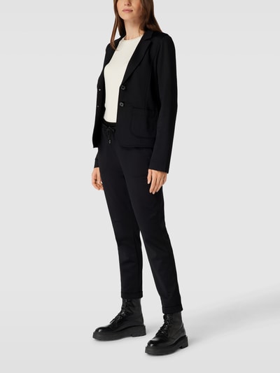 Marc Cain Blazer met labelprint Zwart - 1