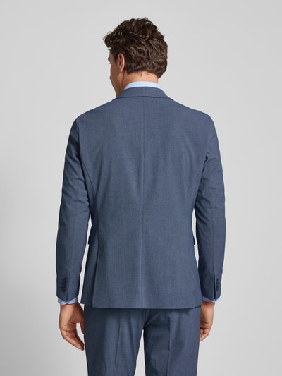 SELECTED HOMME Slim fit pak met paspelzak op de borst, model 'LIAM' Marineblauw - 5