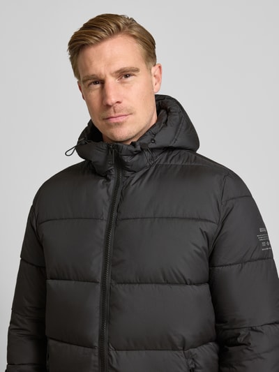 ECOALF Steppjacke mit Zweiwege-Reißverschluss Modell 'VINTAGE' Black 3