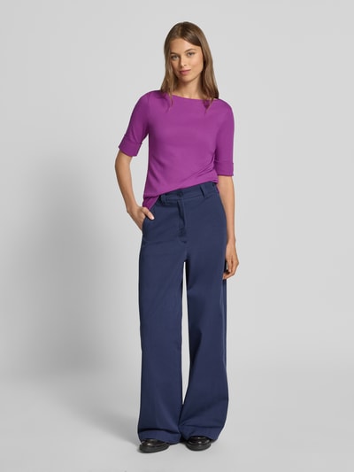 Lauren Ralph Lauren T-Shirt mit Rundhalsausschnitt Modell 'JUDY' Lila 1