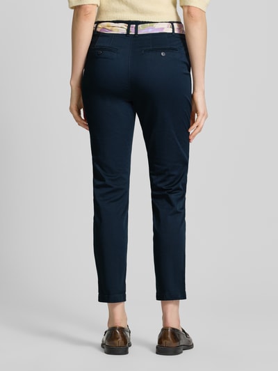 Christian Berg Woman Slim Fit Chino mit Viskose-Anteil Dunkelblau 5